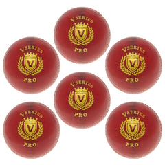 SLAZENGER PRO CRICKET BALL SENIOR, 5.50OZ, BAG OF 6