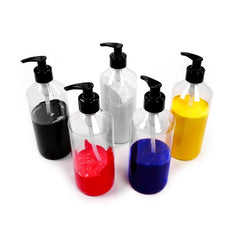 Empty Clear Dispenser with Pump 500ml - Pack of 5