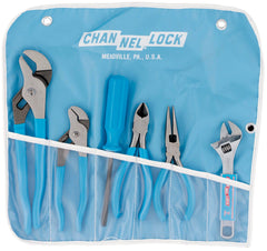 PLIER SET 7 PIECE INCLUDES BLUE TOOL ROLL