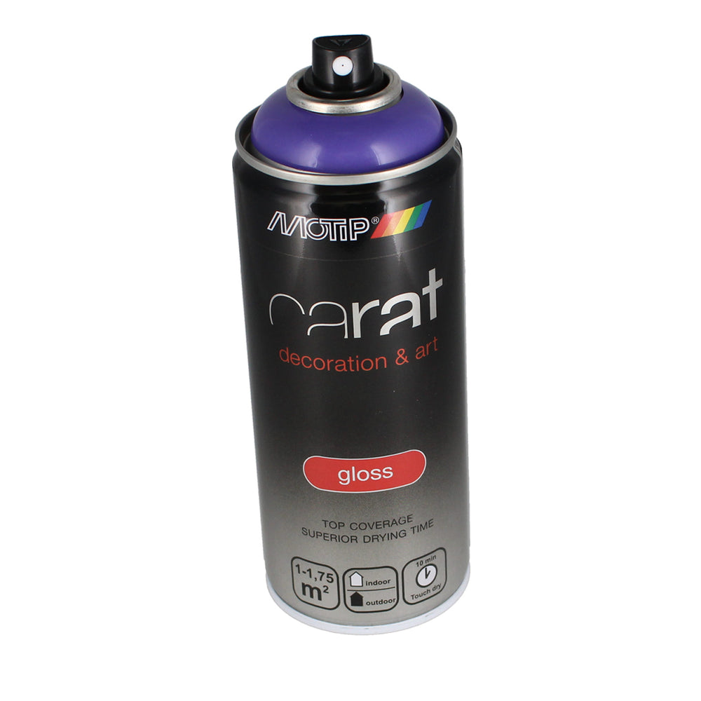 Blueberry Violet Can Art spray paint by Tilgear, 400ml for arts and crafts, shown in a 400ml spray can.