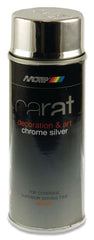 Can Art Chrome Effect Spray Paint in silver by Tilgear, 400ml, with a sleek metallic finish suitable for arts and crafts projects.