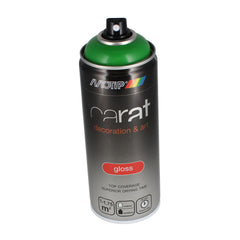 Can Art Spray Paint Lutecia Green by Tilgear, 400ml, showcasing the vibrant green spray can used for art and craft projects.