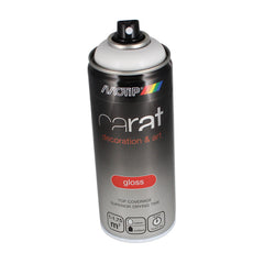 Can Art Spray Paint Pure White by Tilgear, 400ml, shown in a spray can used for art and craft projects.