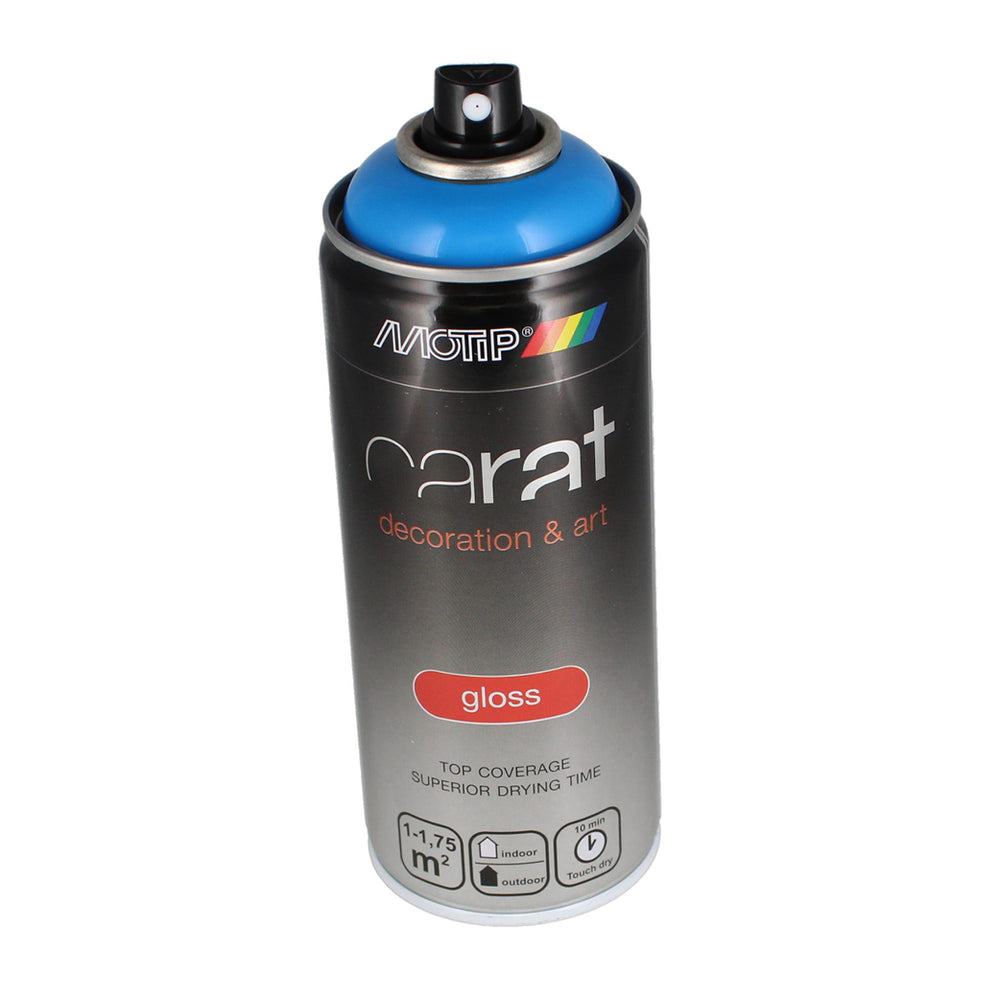 Can Art Spray Paint in Pure True Blue by Tilgear, 400ml, shown in a spray can for art and craft projects.