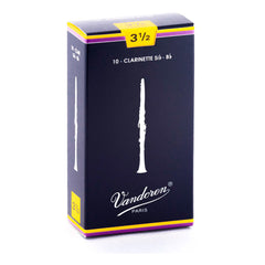 Vandoren \'Blue Box\' Bb clarinet reeds - 3.5 (box of 10)