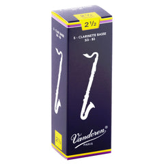 Vandoren Bb bass clarinet reeds box of 5 - 2.5