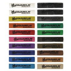SCOLA COLOUR CLAY ASSORTED 500G 20PCS -Min Qty 1