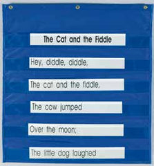 SCO MINI POCKET CHART BLUE 1PC -Min Qty 6