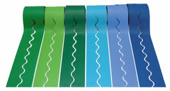 SCO CORRUGATED DECORATIVE BORDER ROLL 57MMX15M COOL ASSORTED 6PCS -Min Qty 1