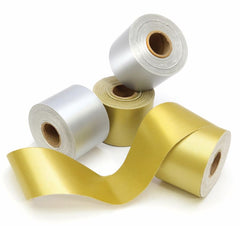 SCO DECORATIVE BORDER ROLL STRAIGHT CUT 48MMX50M ASSORTED METALLIC 4PCS -Min Qty 1