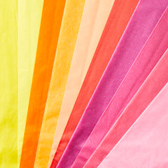 SCO TISSUE PAPER FOLDED WARM COLOURS 20SH -Min Qty 12