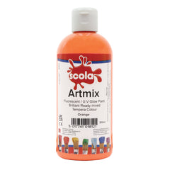 SCO READYMIX FLUORESCENT ASSORTED COLOURS 6X300ML SET
