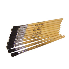 Black Paste Brush ¼" - Pack of 10