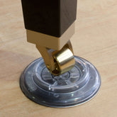 Piano Workshop set of 3 clear plastic castor cups for grand piano