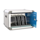 DeskCabby 16 desktop vertical USB-C charging cabinet