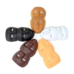 SCO PLASTIC FACE MASK MULTICULTURAL ASSORTED 10PCS -Min Qty 10