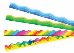 SCO TRIMMERS VIBES DESIGN ASSORTED 1M 12PCS -Min Qty 1