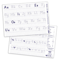 Dry Erase Handwriting Boards Pupils A4 , pack of 30