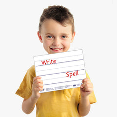 Dry Erase Pupils Literacy Boards A5 , pack of 30