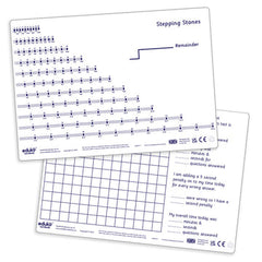 Dry Erase Stepping stones Pupils Boards , pack of 30
