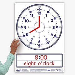 Dry Erase Teachers A2 Time Board , each