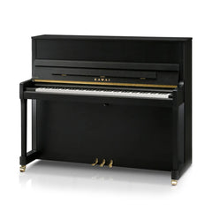 Kawai E-300 Studio upright piano in satin ebony