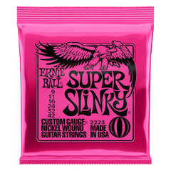 Ernie Ball electric guitar strings set - Super slinky