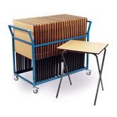 Monarch \'Exam Pack\' set of 25 exam desks with trolley