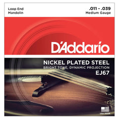 D\'Addario J67 mandolin string set nickel
