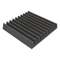 EQ acoustics 60cm foam acoustic tile pack of 8 - Charcoal grey