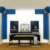 EQ acoustics corner acoustic trap - Electric blue (pack of 2)