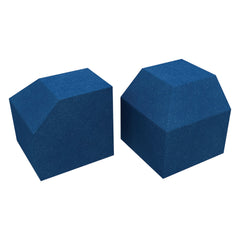 EQ Acoustics corner acoustic cube (pack of 2) - Electric blue