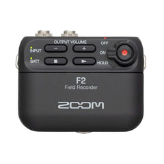 Zoom F2 field recorder and lavalier mic - (without Bluetooth)