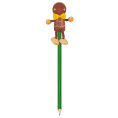 Gingerbread Man Pencil (6) (3 Years +)