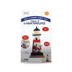 Felt & Wood Craft - Make A Lighthouse (5 Years +)