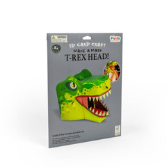 T-Rex 3D Mask Card Craft (5 Years +)