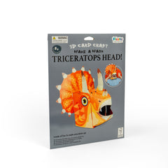 Triceratops 3D Mask Card Craft (5 Years +)