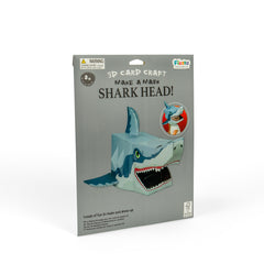 Shark 3D Mask Card Craft (5 Years +)