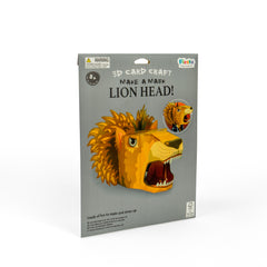 Lion 3D Mask Card Craft (5 Years +)