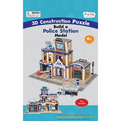 3D Construction Craft -Police Station (6 Years +)