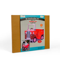 3D Construction Craft - Vintage Car (6 Years +)