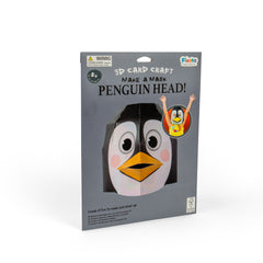 Penguin 3D Mask Card Craft (5 Years +)