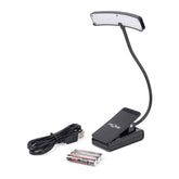FZone clip on 6 LED compact music stand light