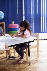 Tuf Class™ Wooden Chair Grey seat/wood frame