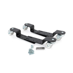Castor safety brackets for modern style upright pianos