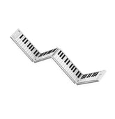 Carry-On 88-key touch sensitive folding portable piano - White