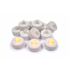 LED Flickering Tealight - Pack 12
