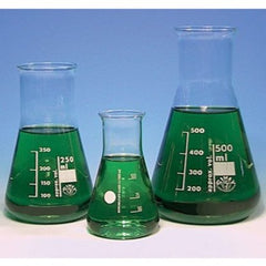 Simax Glass Erlenmeyer Flask with Wide Neck - 100mL x 10pcs