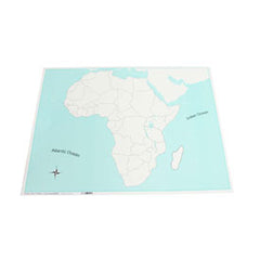 Unlabeled Africa Control Map