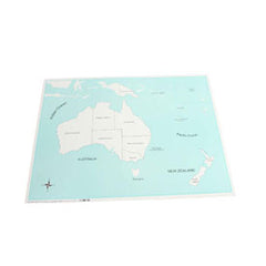 Labeled Australia Control Map